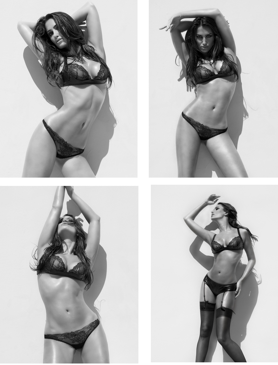 black and white