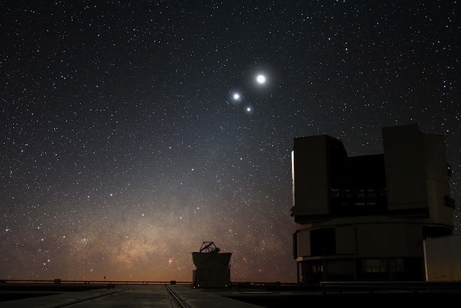 Celestial Conjunction at Paranal